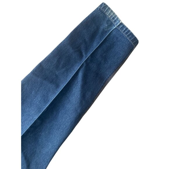 HEAVEN & HELL Vintage Men's 761 Wide Leg Medium Wash Jeans Size 36 - Picture 4 of 13